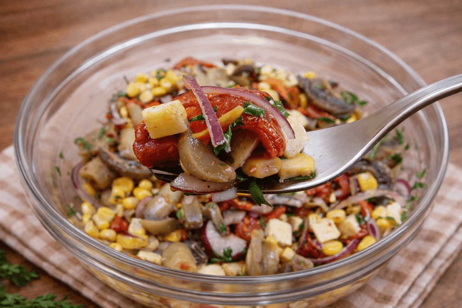 🥗 Шарена салата с кашкавал-Стъпка-6366